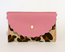 Pink & Leopard print Dora Purse with Pink edges