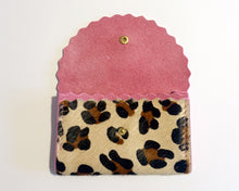 Pink & Leopard print Dora Purse with Pink edges