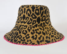 Leopard print & Pink Palace Bucket Hat